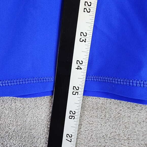 Mens Blue Sunpoint Shirt Long Sleeve Stretch Athletic Crew Neck Size L - Picture 6 of 7